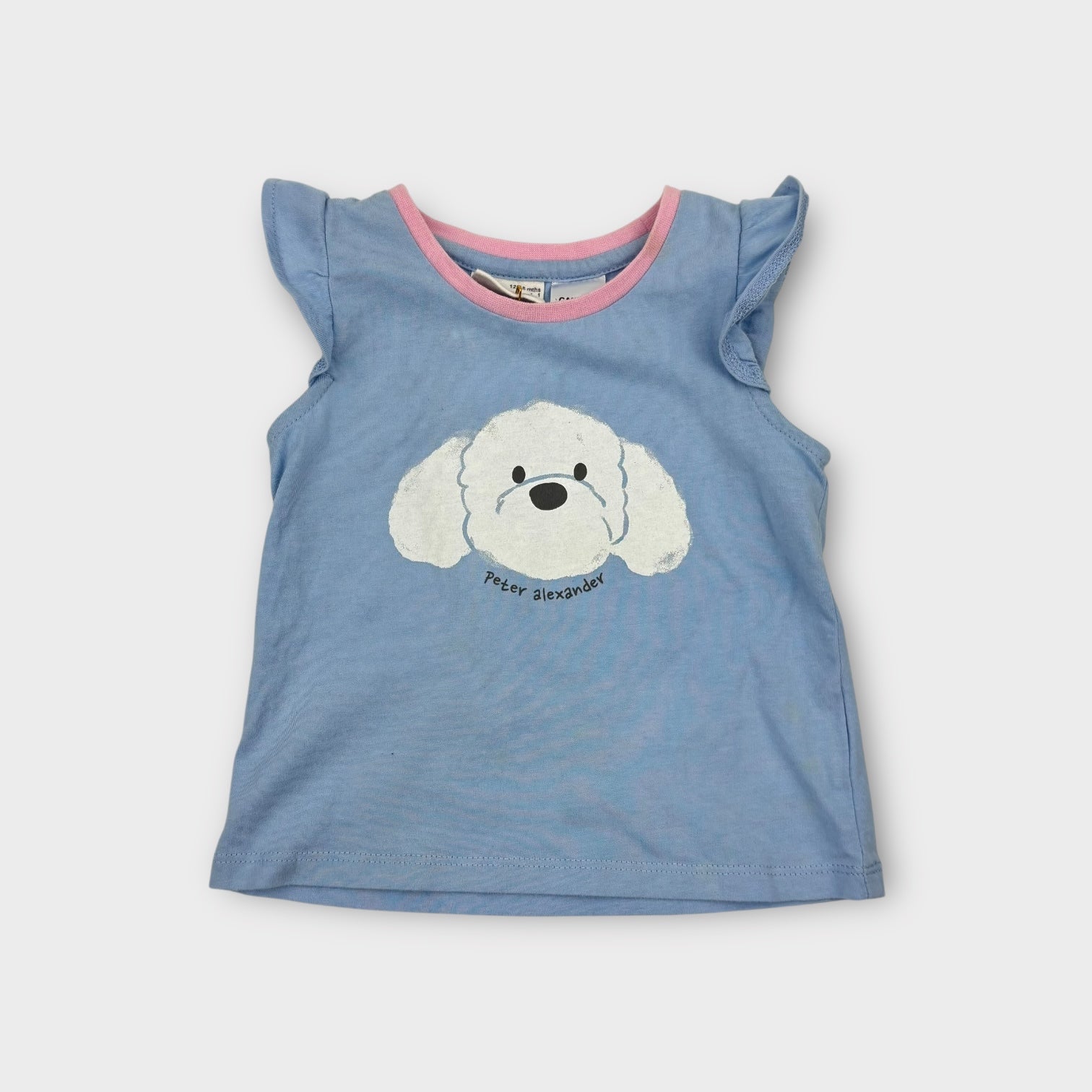 Peter Alexander Blue Puppy Sleep Set, Size 0