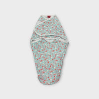 Aden & Anais Blue Flower Swaddle Wrap, Size 4-6m