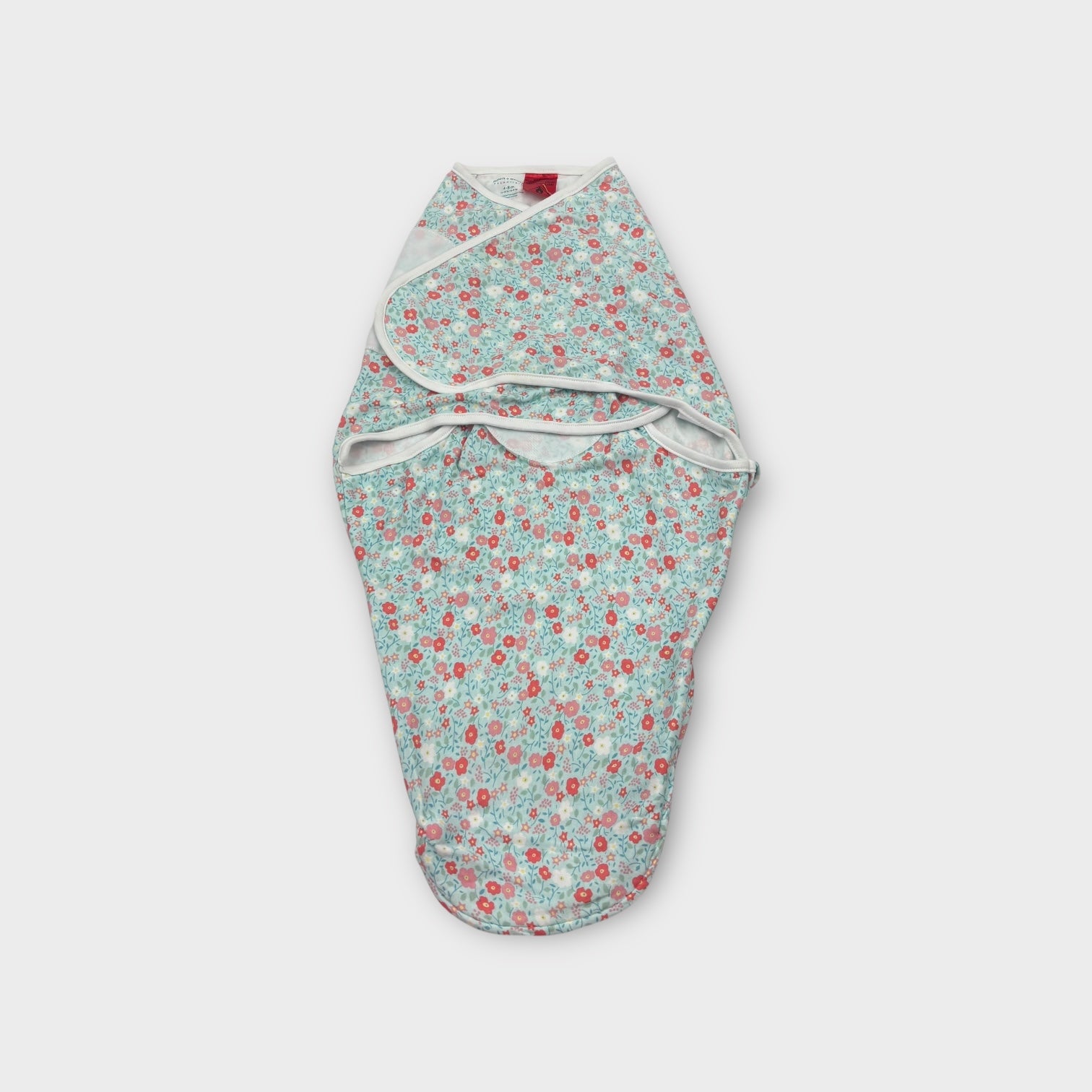 Aden & Anais Blue Flower Swaddle Wrap, Size 4-6m