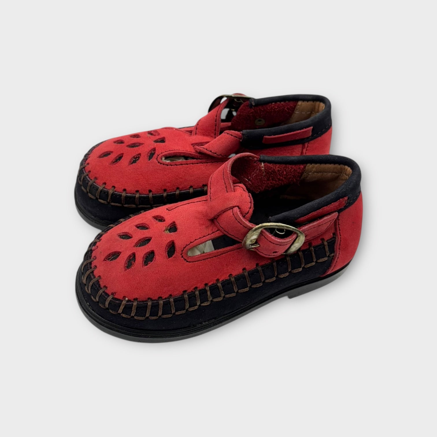 Handmade Leather Moccasin, Size EU 26