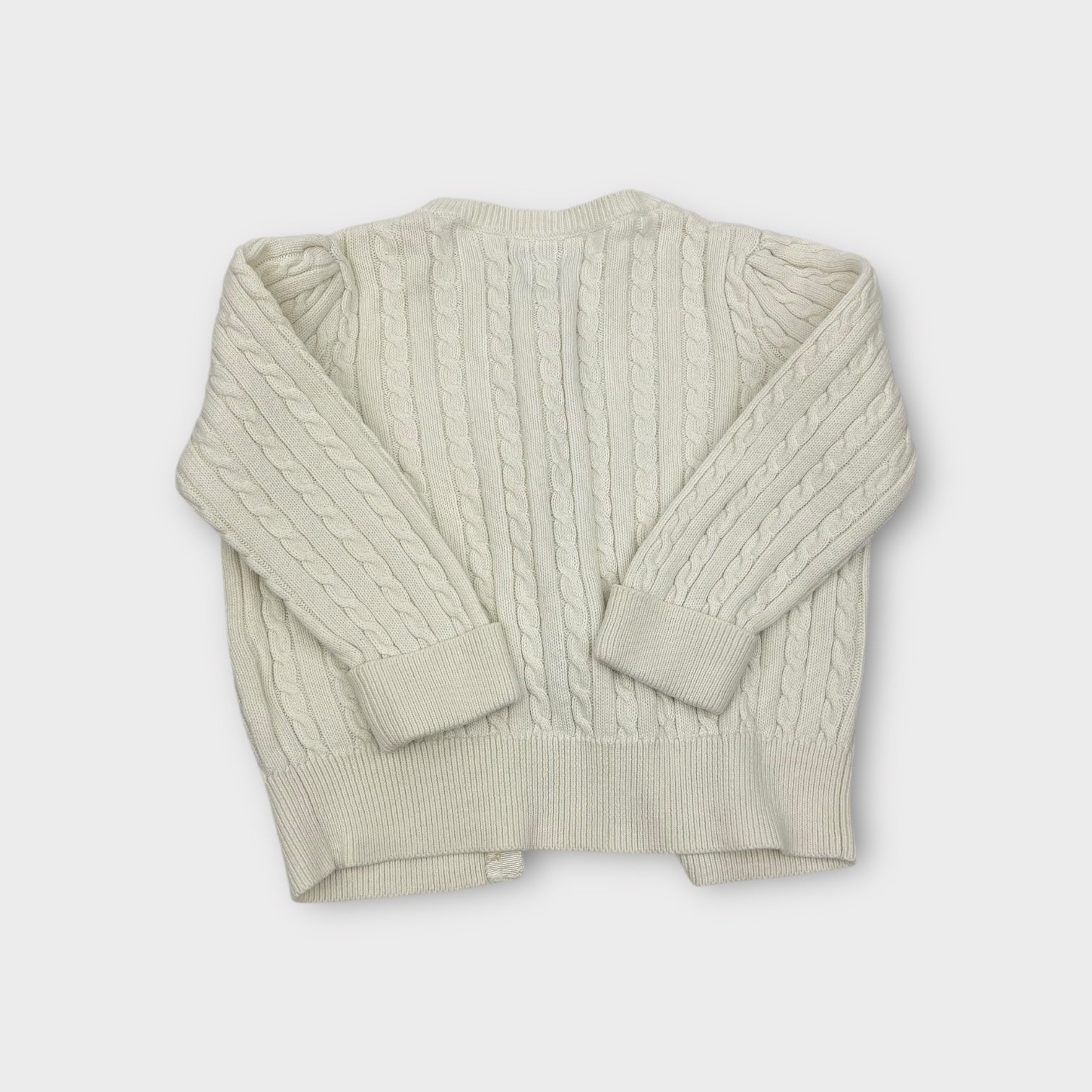 Ralph Lauren White Cardigan, Size 1