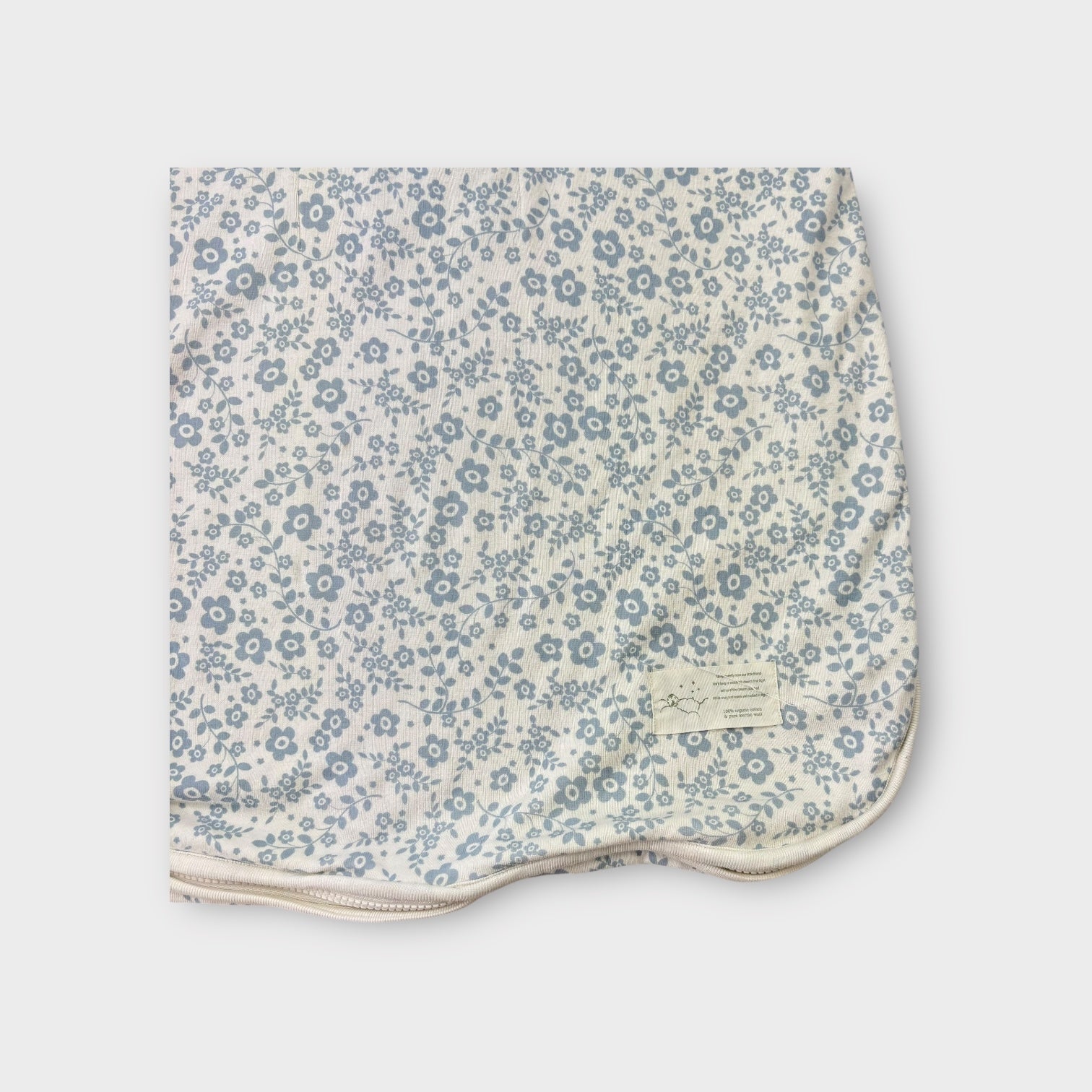 Nature Baby Blue Floral Sleep Sack, Size 0-2