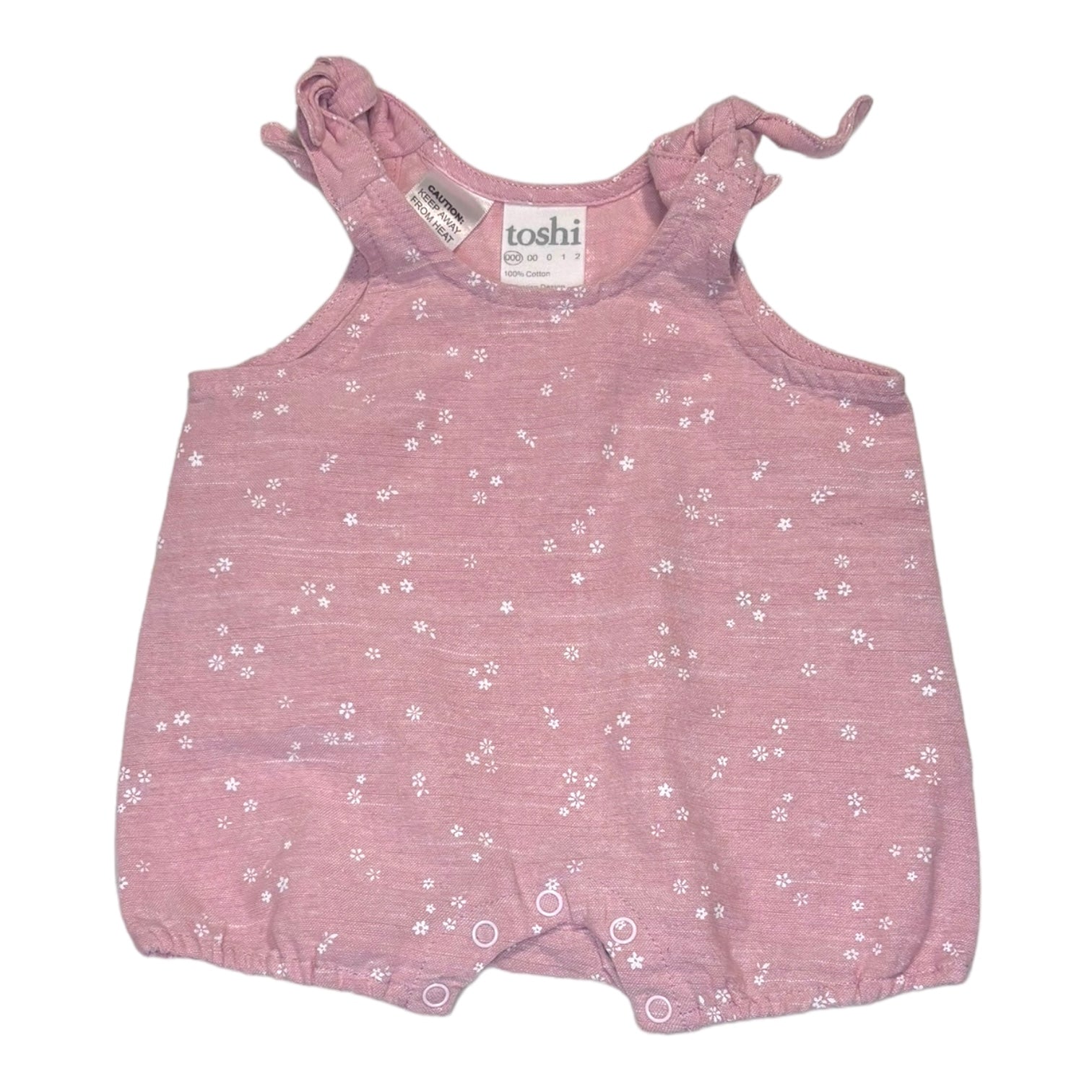 Toshi Pink floral Romper, Size 000