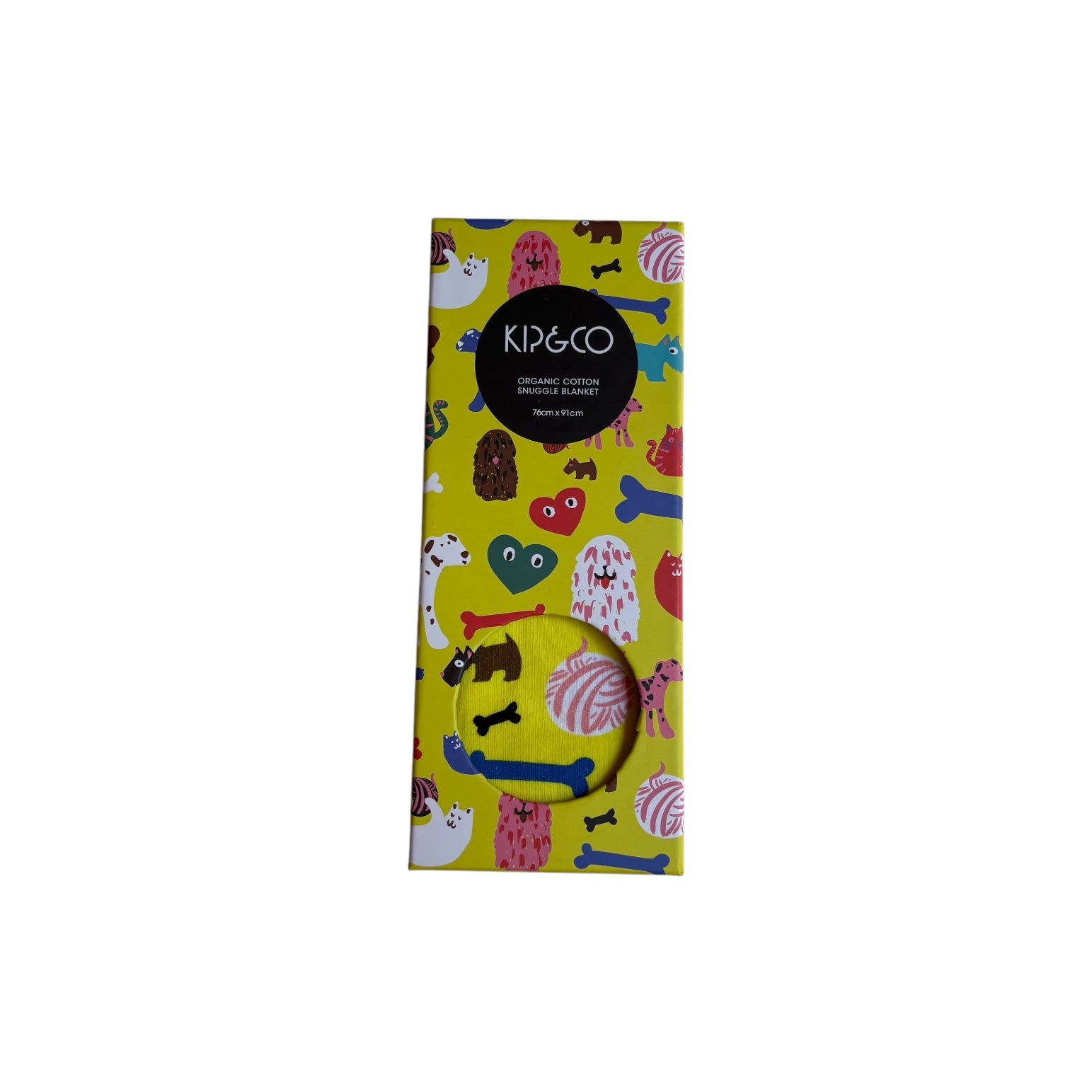 Kip & Co Cats & Dogs Print Snuggle Blanket