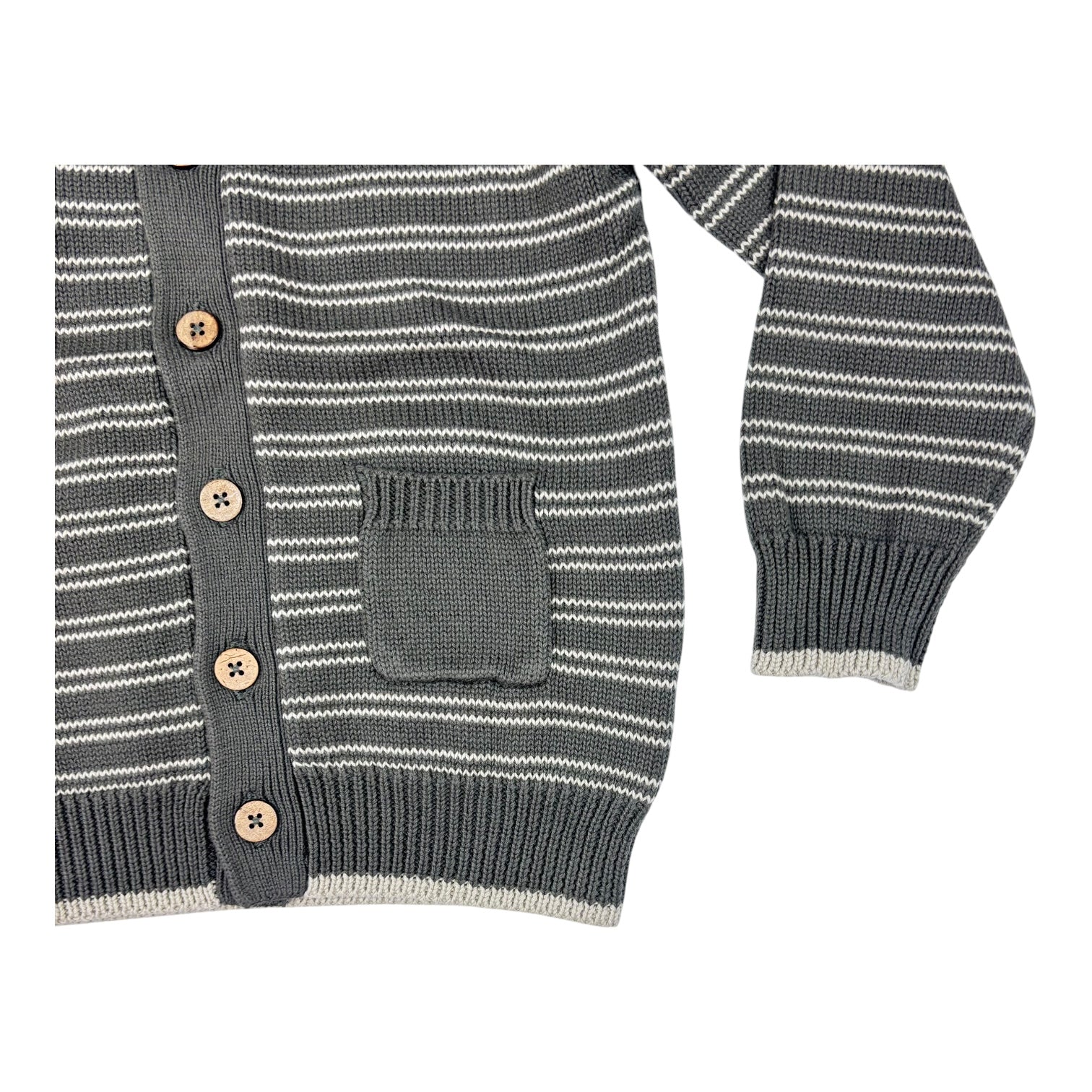 Jamie Kay Olive Knit Cardigan, Size 4