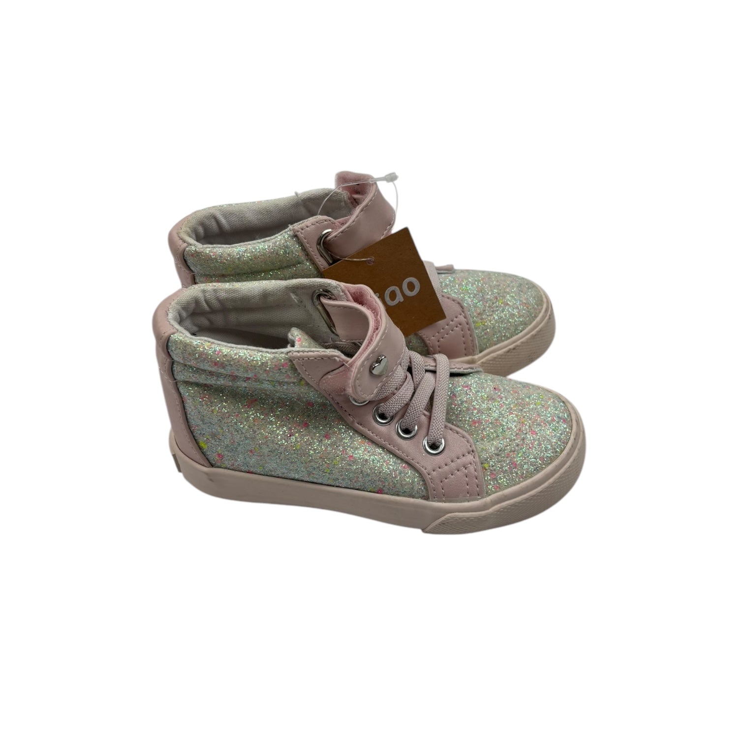 Ciao Pink Glitter Sneakers, Size EU 24.5