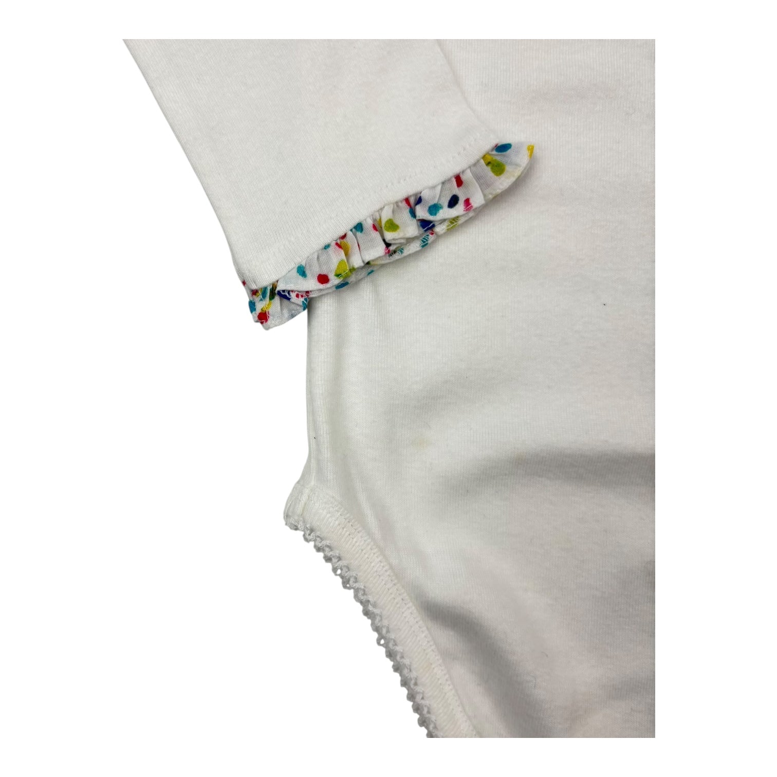 Roly Poly Frill Collar Bodysuit, Size 1