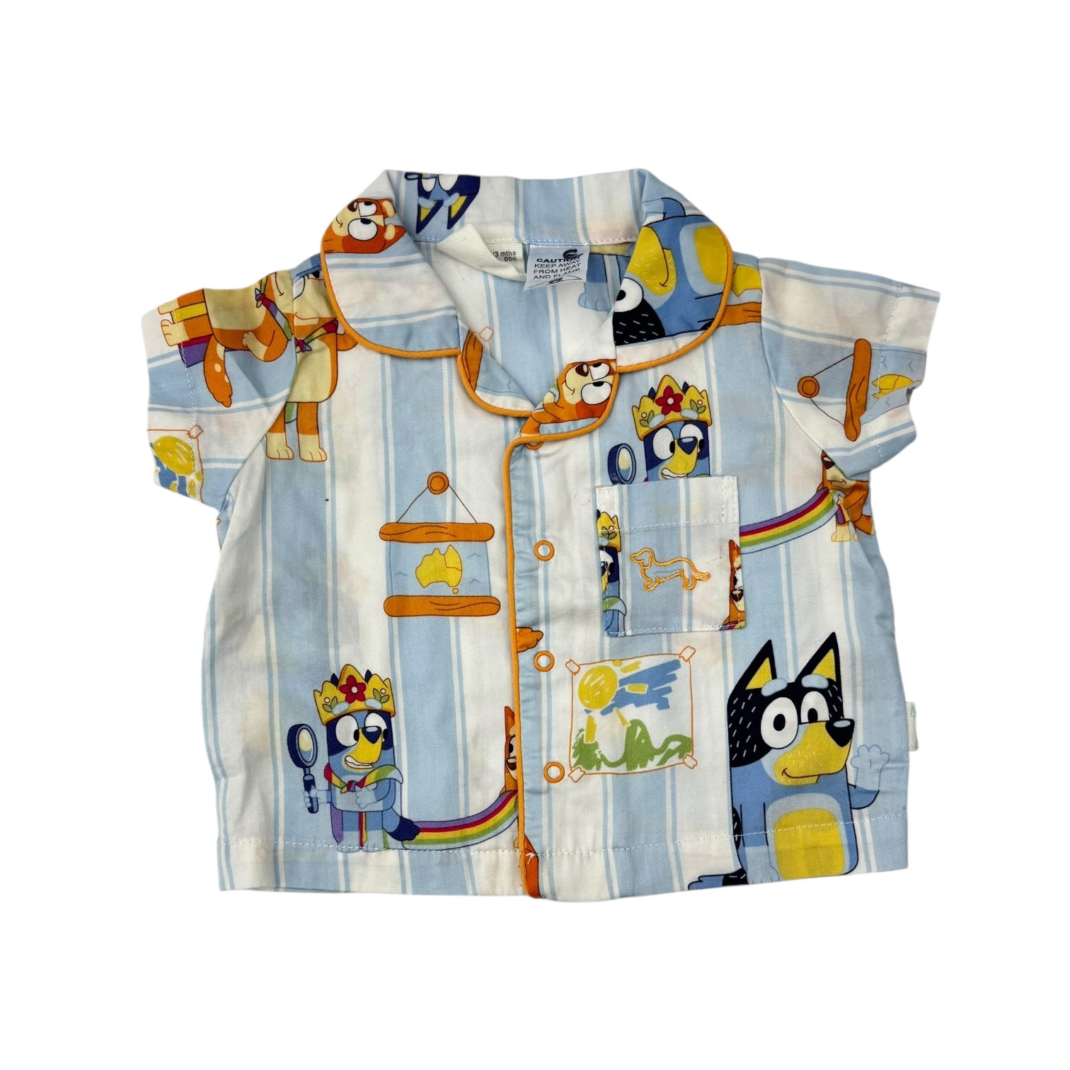 Peter Alexander Bluey Pyjamas, Size 000