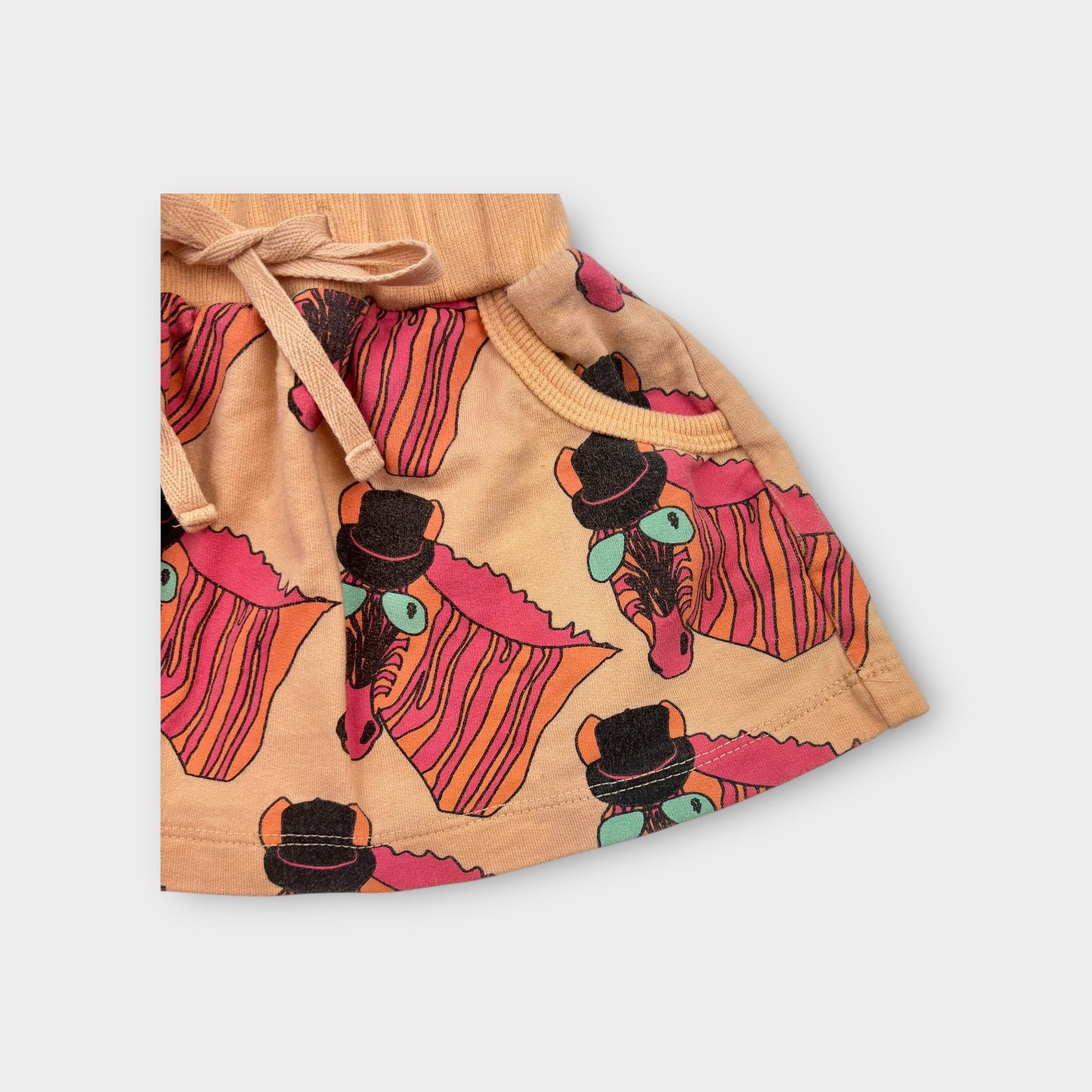 Gardener And The Gang Zebra Print Skirt, Size 2
