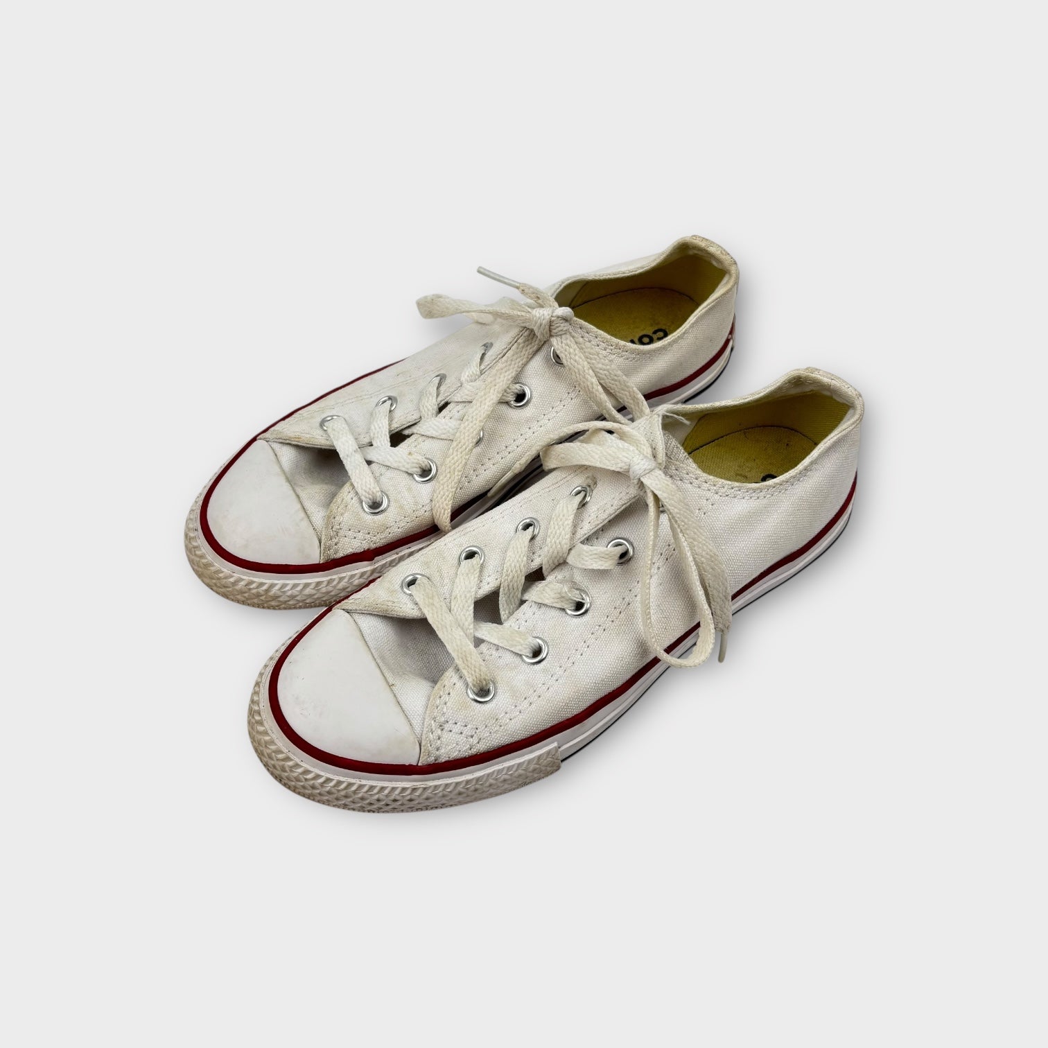 Converse White Low All Stars, Size EU 33.5