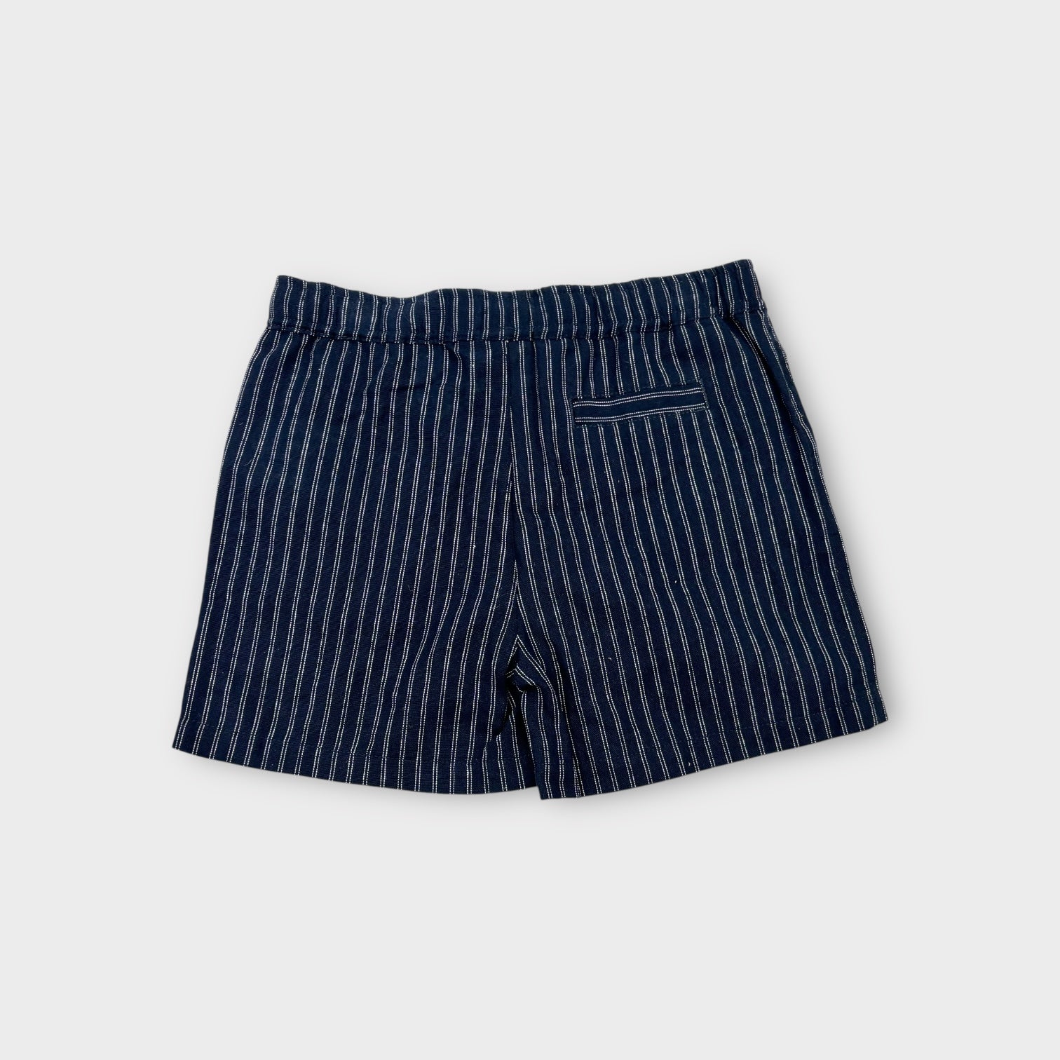 Milky Pinstripe Shorts, Size 5