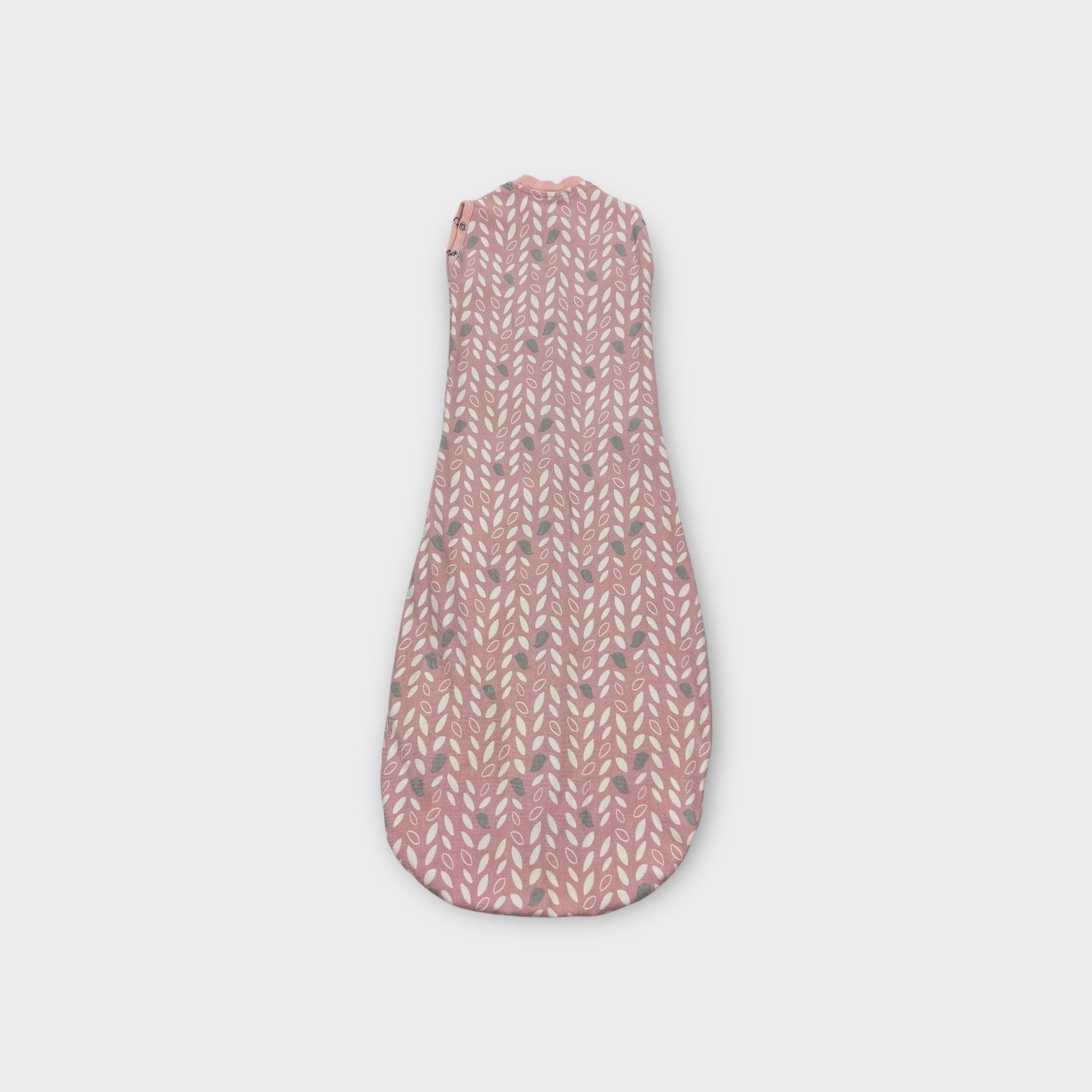 ErgoPouch Pink Leaf 1.0 Tog Sleep Sack, Size 3-12m