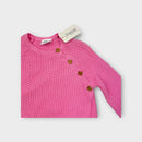 Milky Pink Wrap Cardigan, Size 0