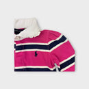 Ralph Lauren Pink Stripe Rugby Shirt, Size 0