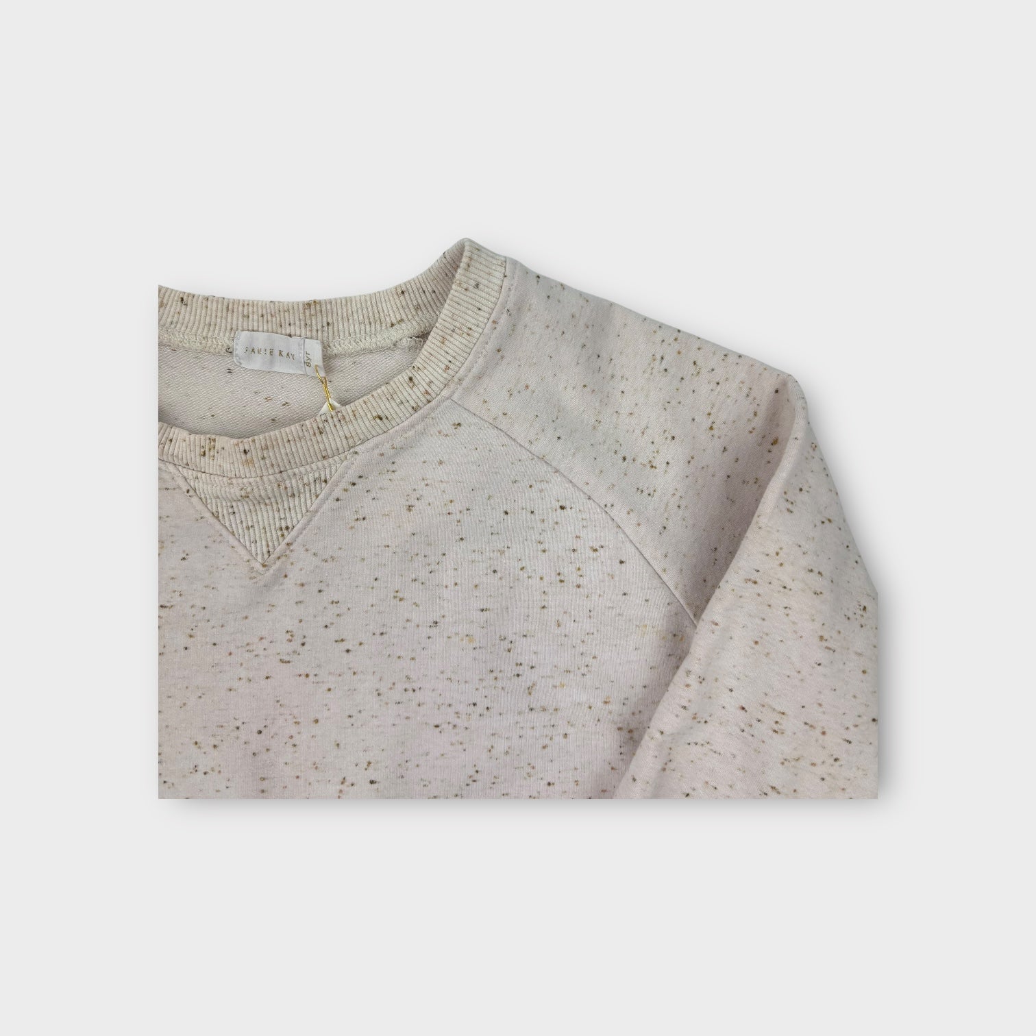 Jamie Kay Oatmeal Marle Jumper, Size 8