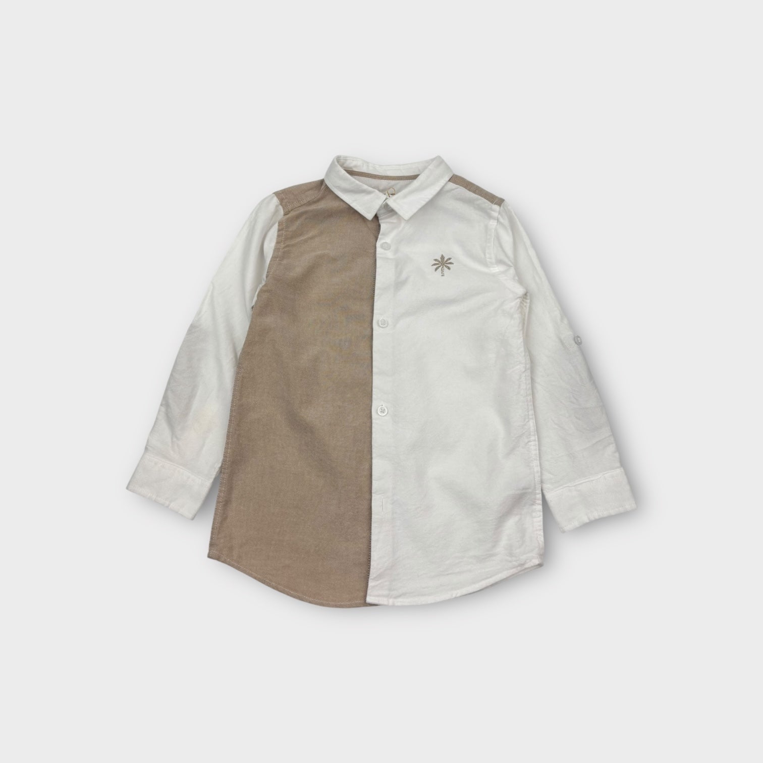 River Island Mini Palm Tree Shirt, Size 4-5