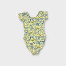 Floral Bird Leotard, Size 4