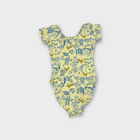 Floral Bird Leotard, Size 4