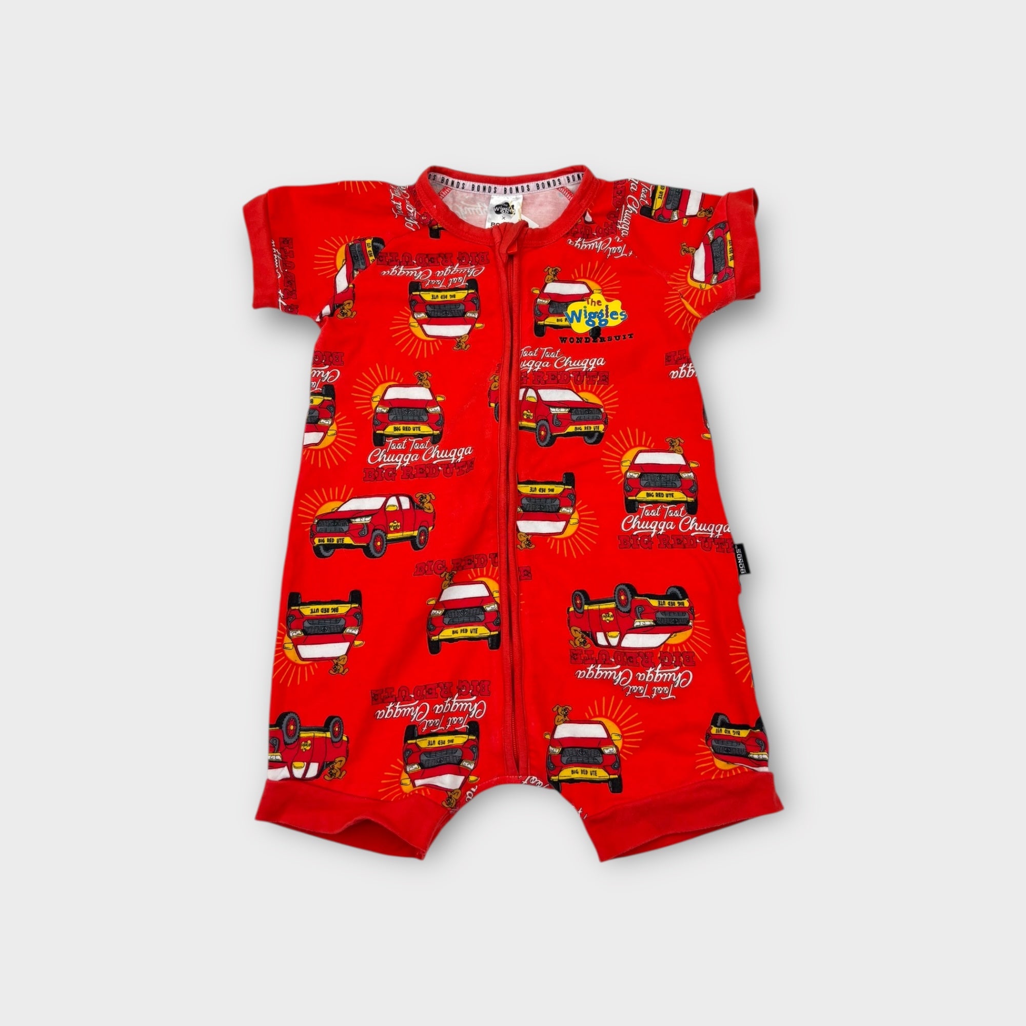 Bonds x The Wiggles Short Wondersuit, Size 1