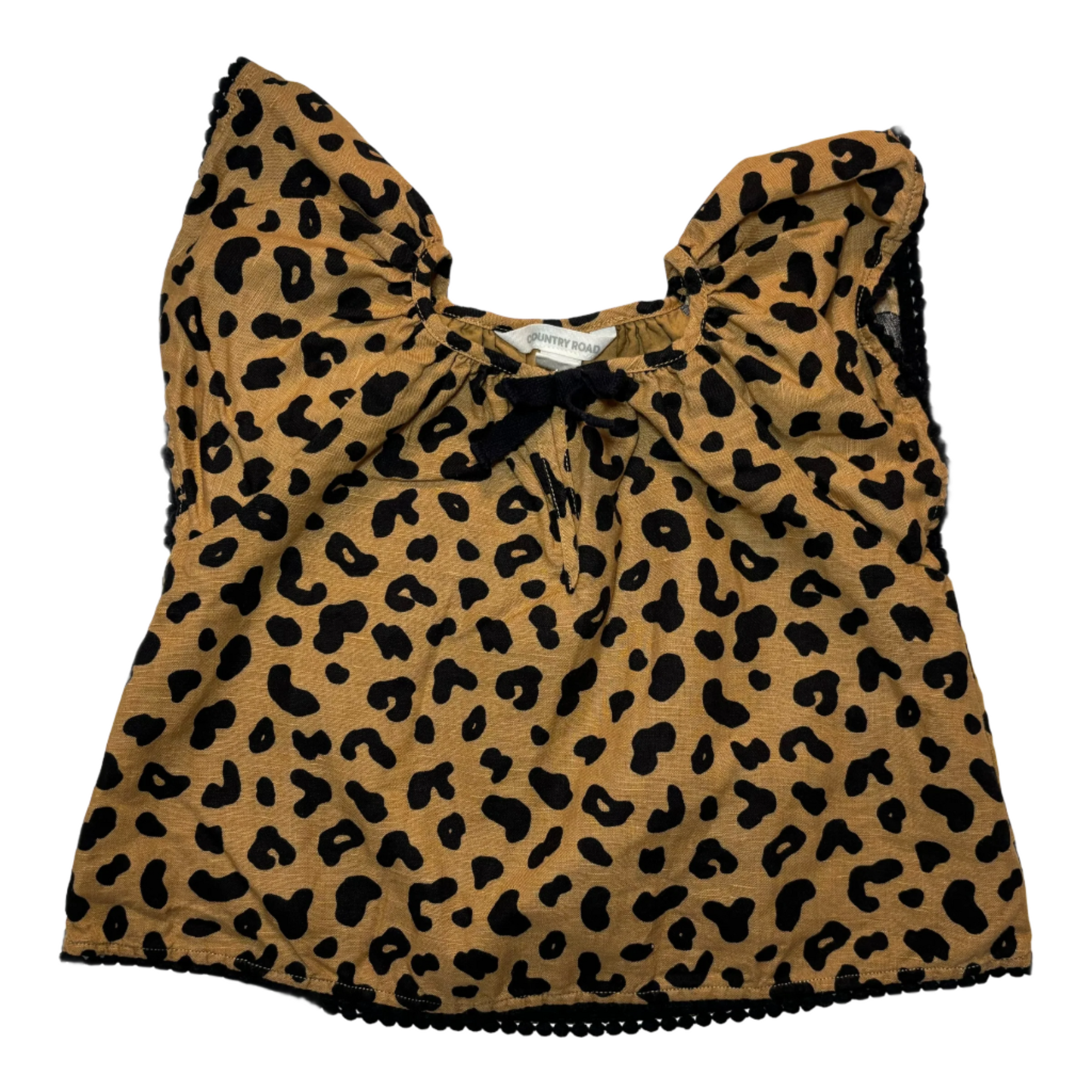 Country Road Leopard Top, Size 0