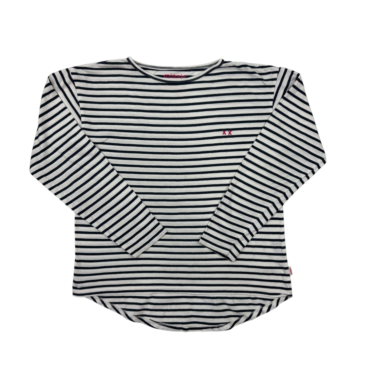 Missie Munster Stripe Long Sleeve Top, Size 10