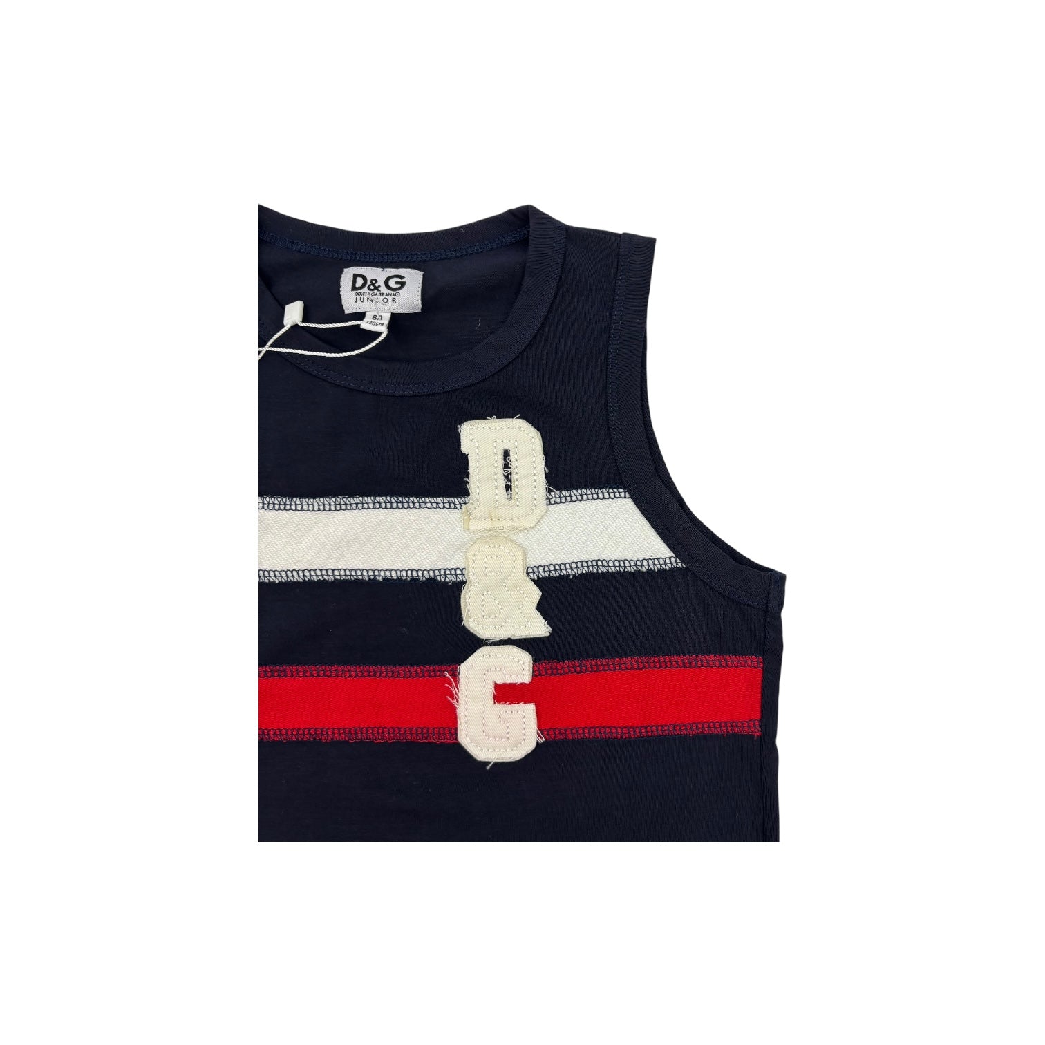 Dolce & Gabbana Navy Singlet, Size 6