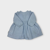 Polarn O Pyret Blue Stripe Dress, Size 00