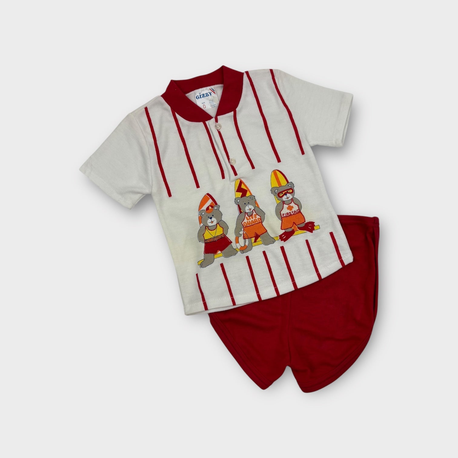 Vintage Gizzy Life Guard Set, Size 0
