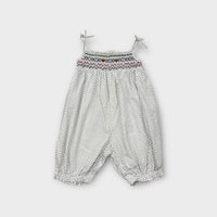 Handmade Smocked Romper, Size 1-2