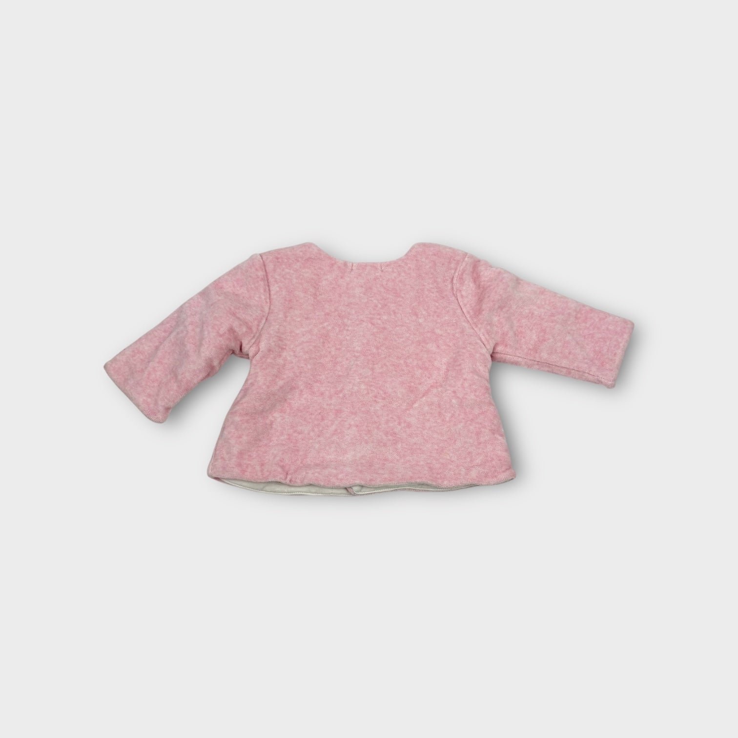 Purebaby Pink Velour Set, Size 0