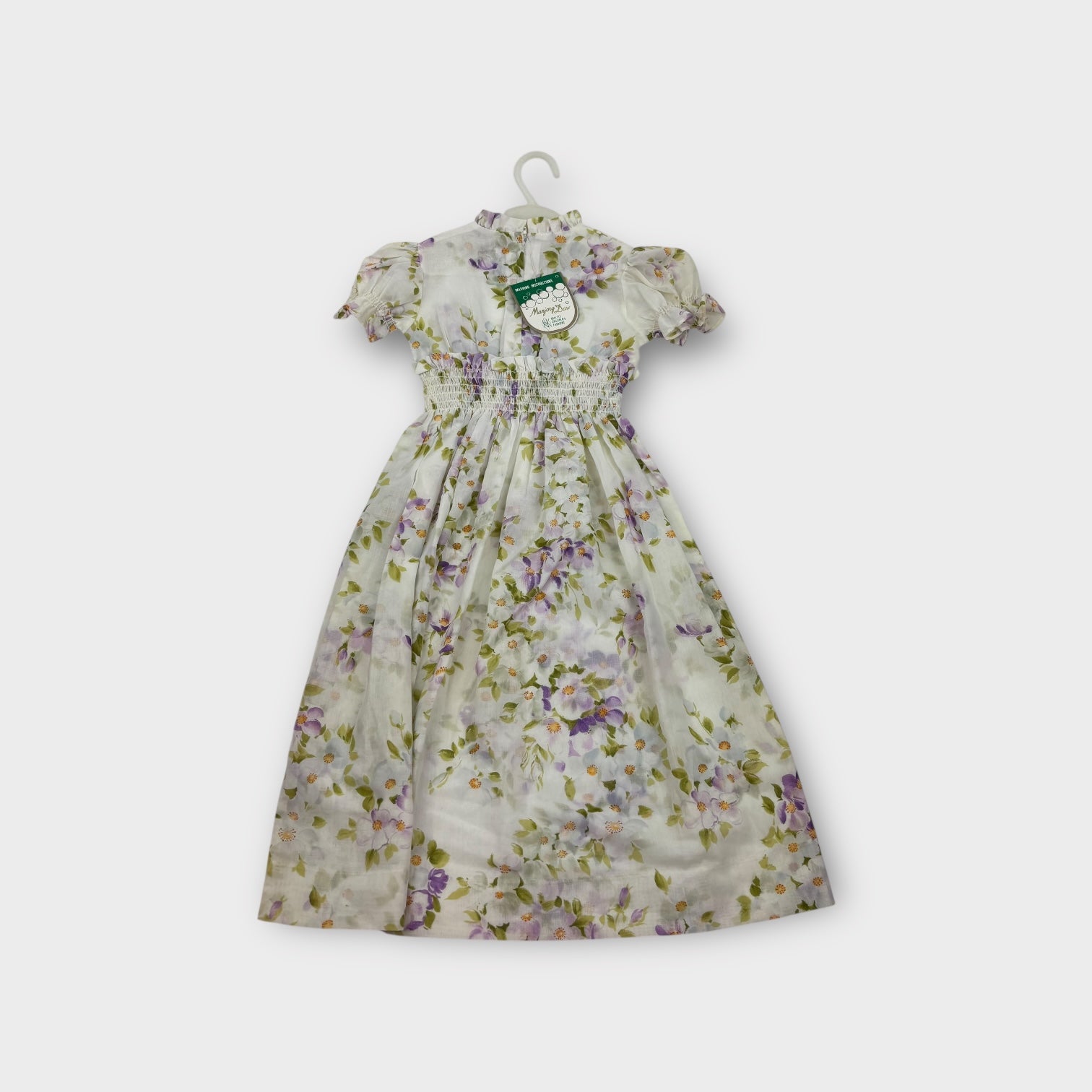 Vintage Marjory Daw Floral Dress, Size 1