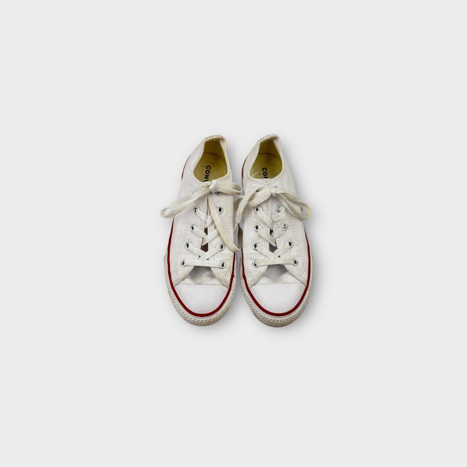 Converse White Low All Stars, Size EU 33.5