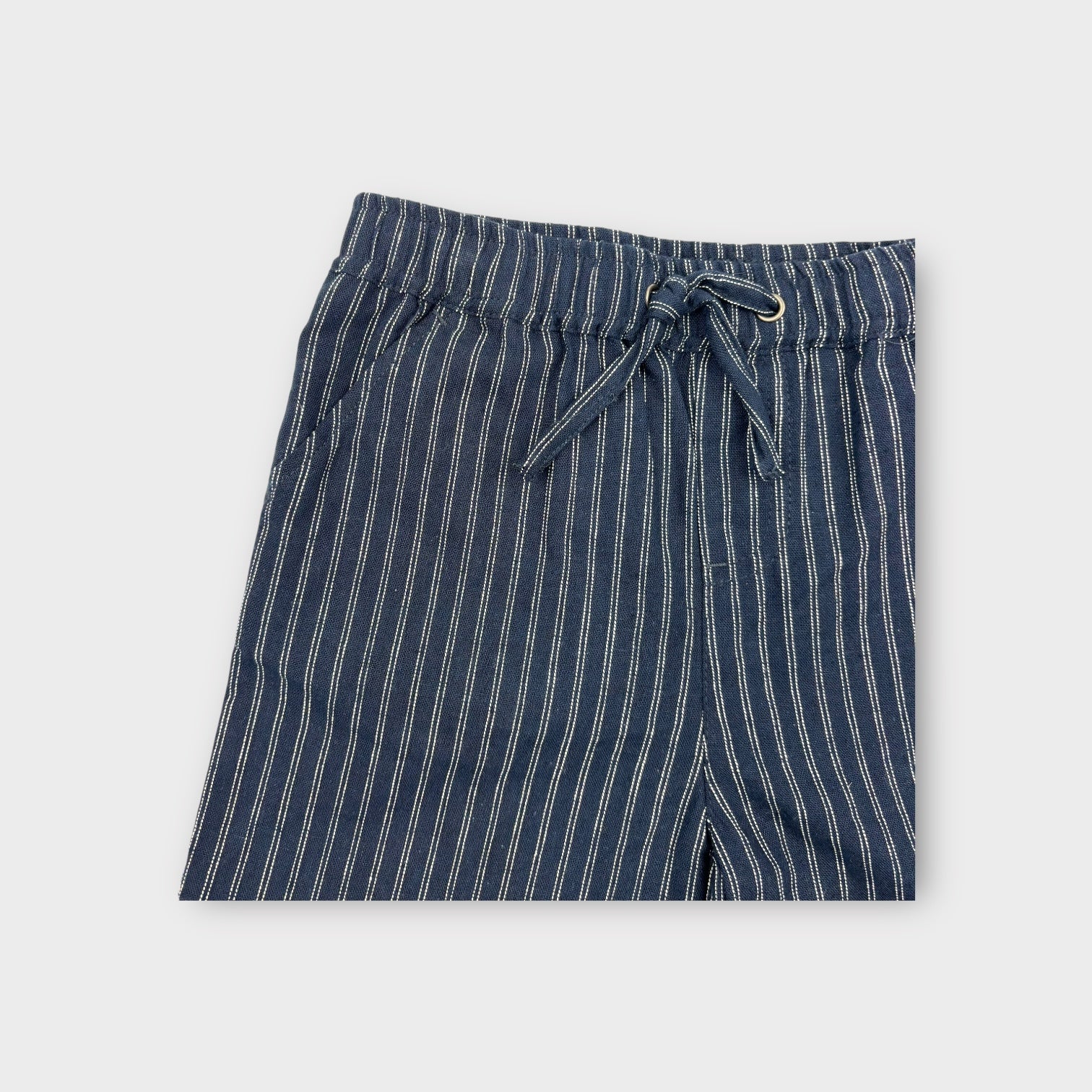 Milky Pinstripe Shorts, Size 5