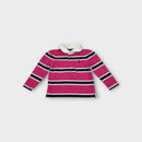 Ralph Lauren Pink Stripe Rugby Shirt, Size 0