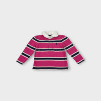 Ralph Lauren Pink Stripe Rugby Shirt, Size 0