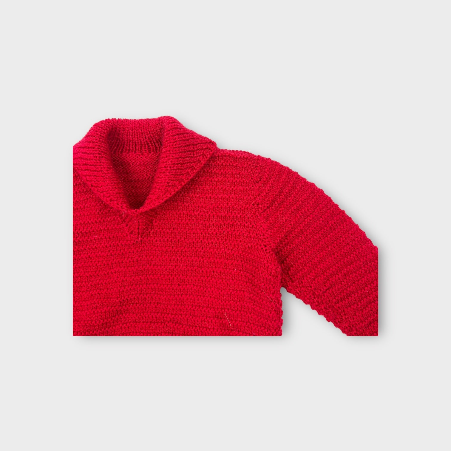 Vintage Red Knit Jumper, Size 0