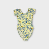 Floral Bird Leotard, Size 4