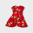 Rock Your Kid Christmas Print Dress, Size 5