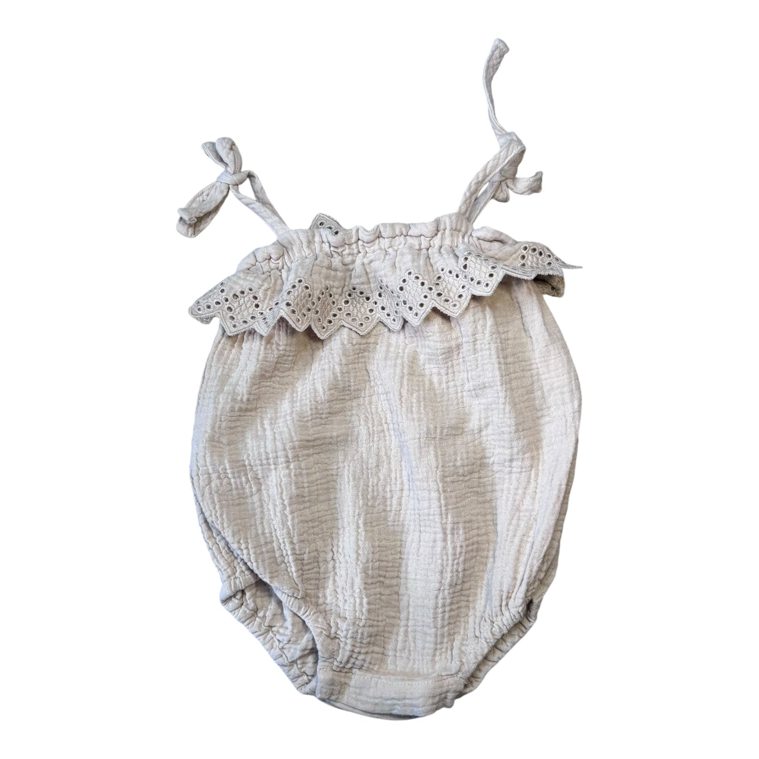 Rylee & Cru Biege Romper, Size 0