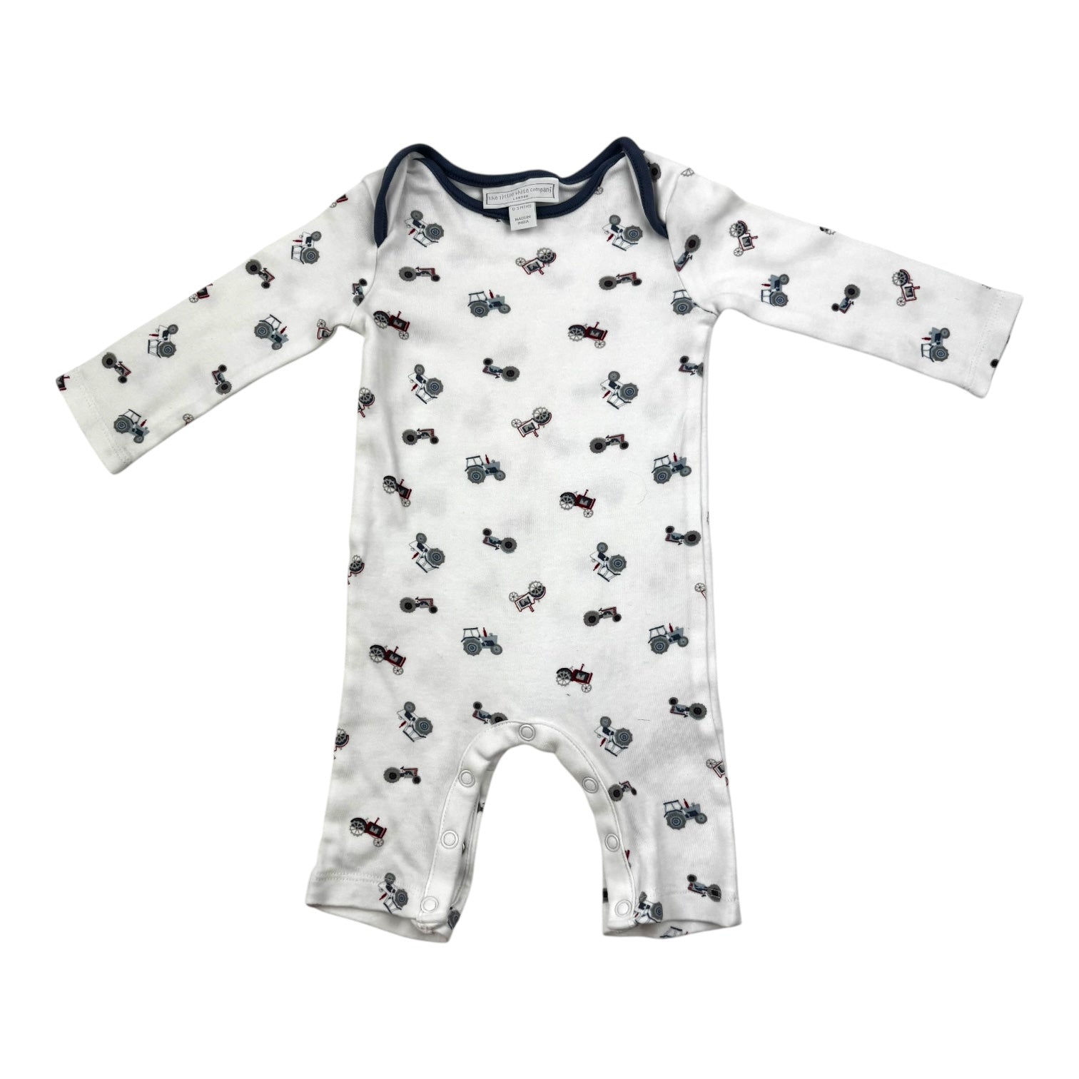 Tractor Print Onesie, Size 000