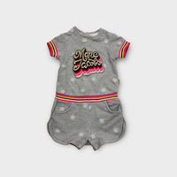 Little Marc Jacobs Grey Playsuit, Size 0