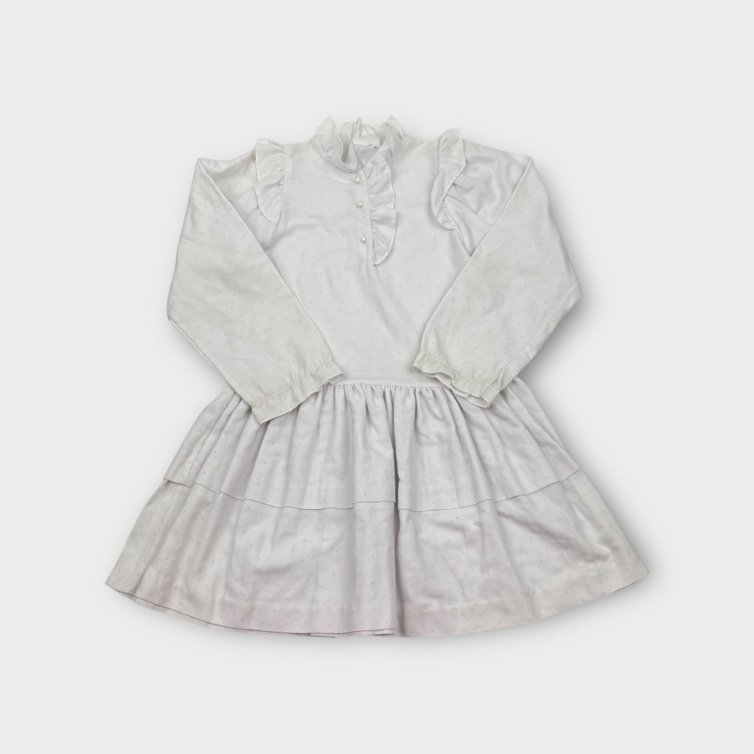 Vintage Freidelle White Dress, Size 6