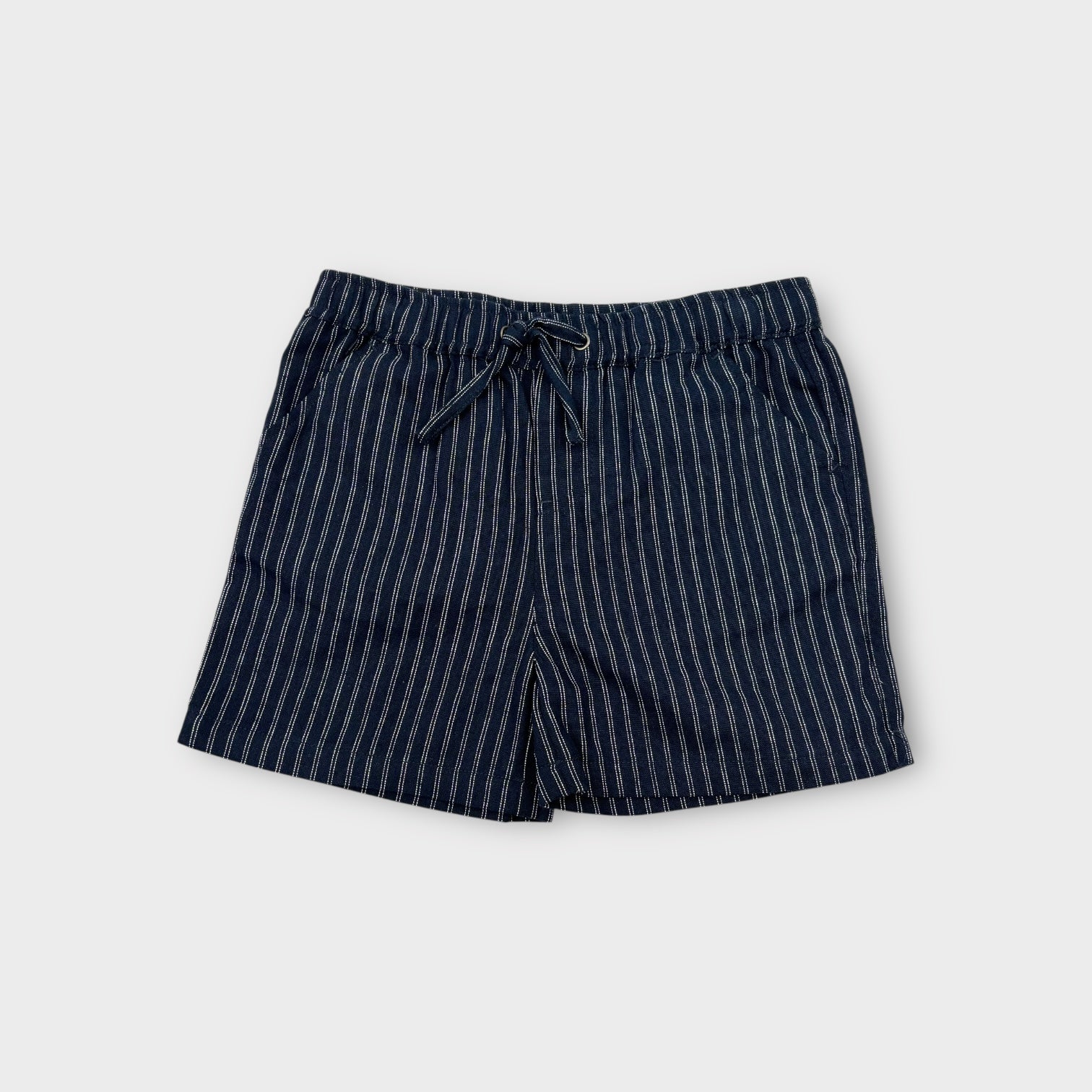 Milky Pinstripe Shorts, Size 5
