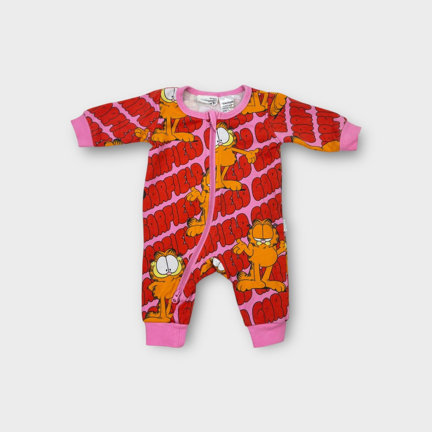 Garfield Printed Onesie, Size 0000