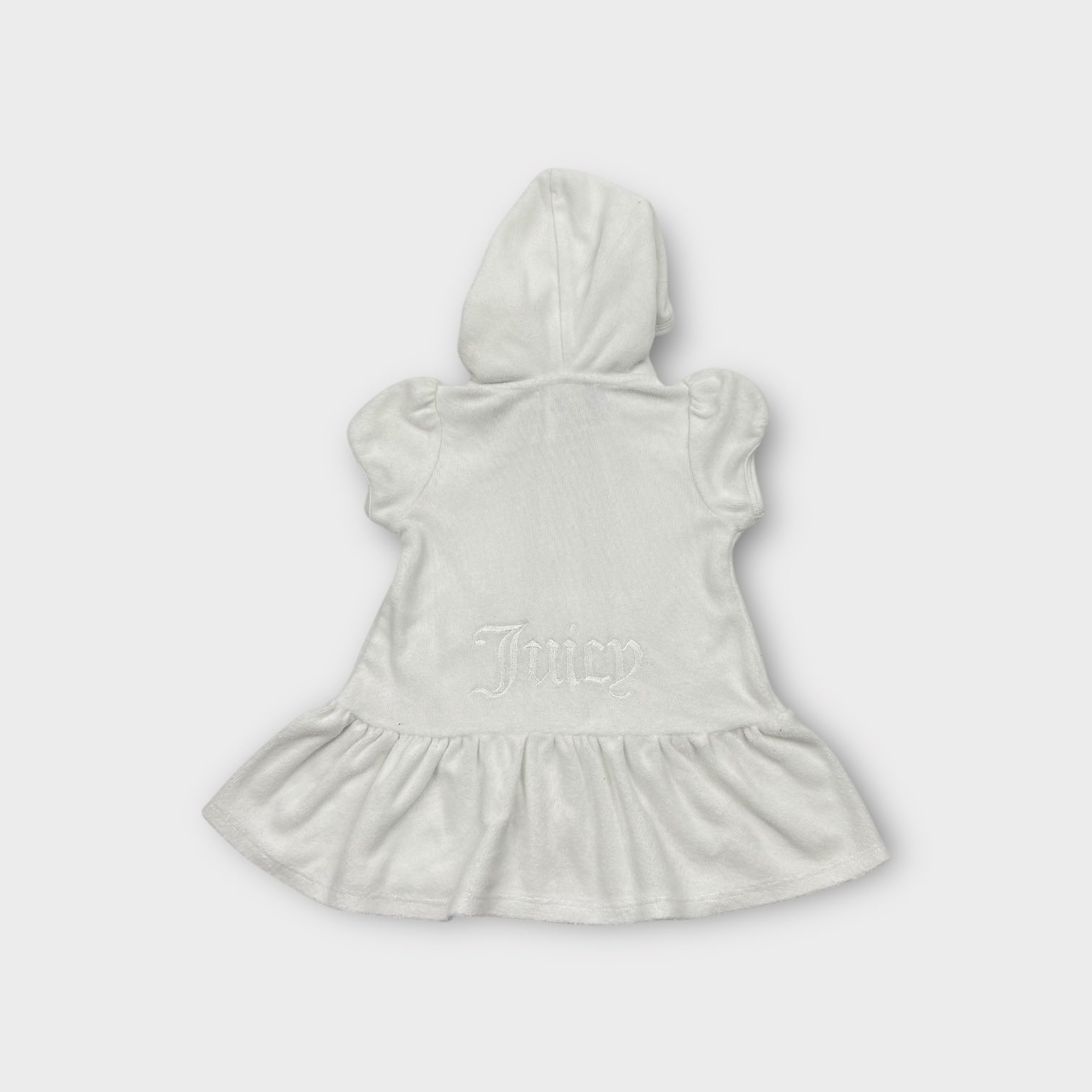 Juicy Couture White Terry Dress, Size 0