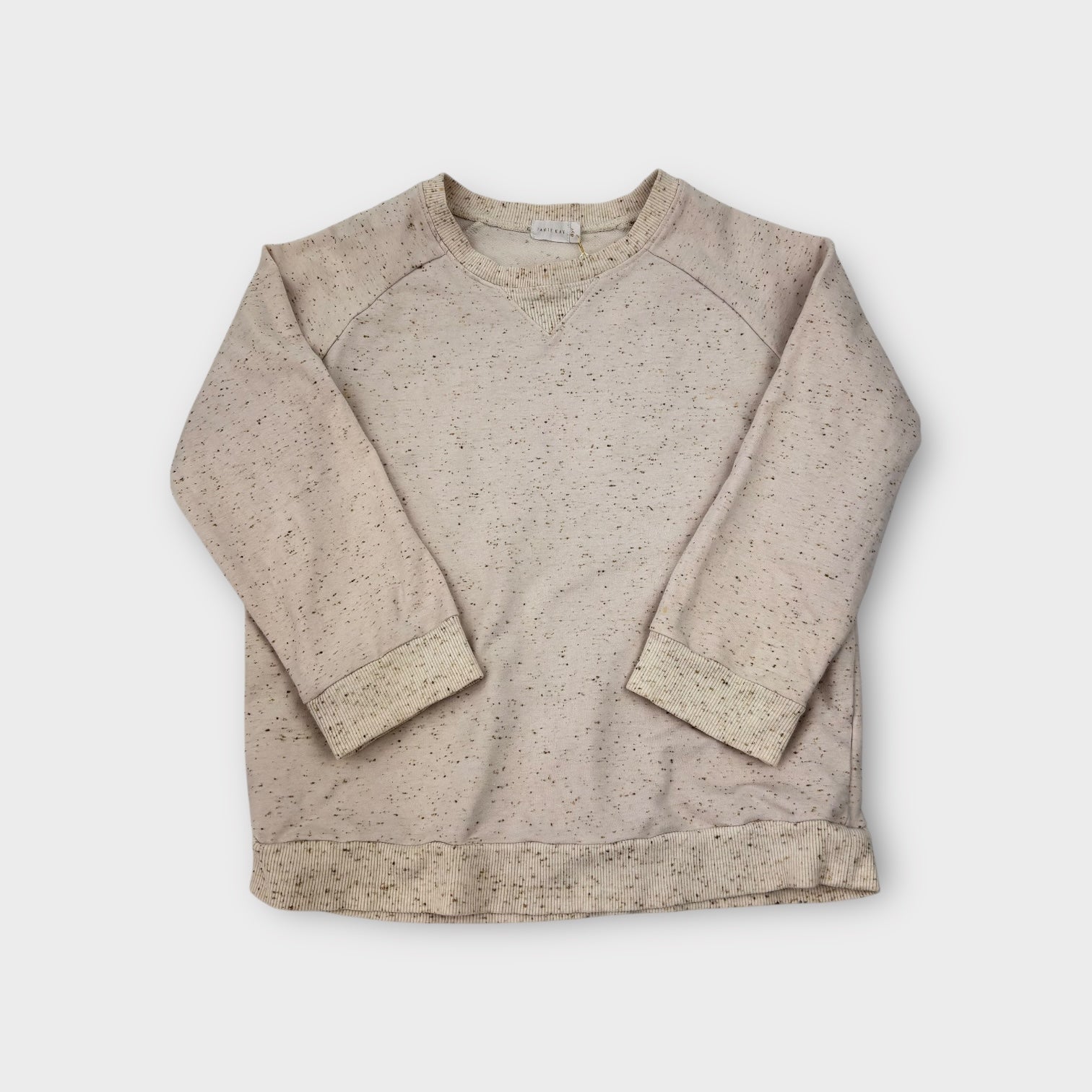 Jamie Kay Oatmeal Marle Jumper, Size 8
