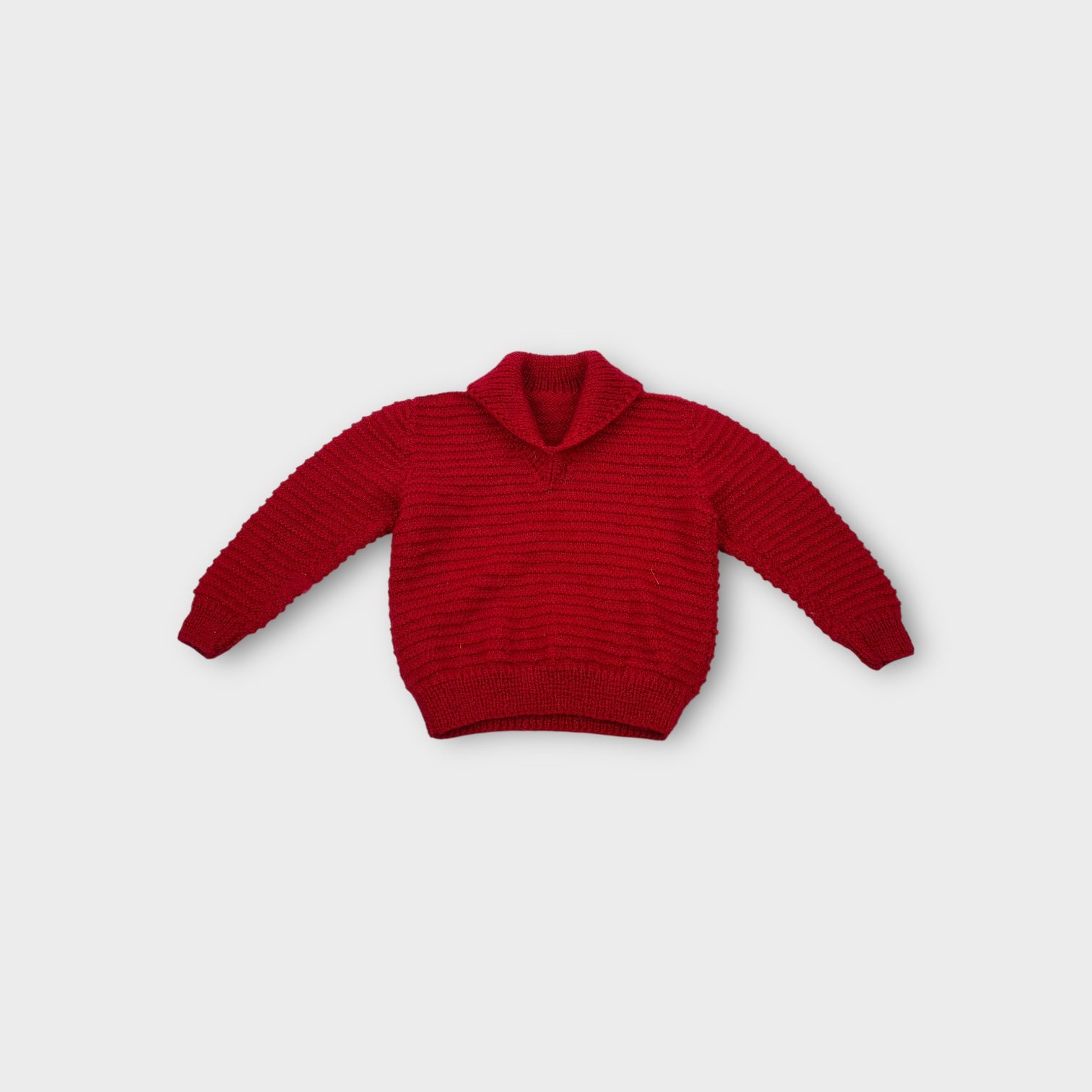 Vintage Red Knit Jumper, Size 0