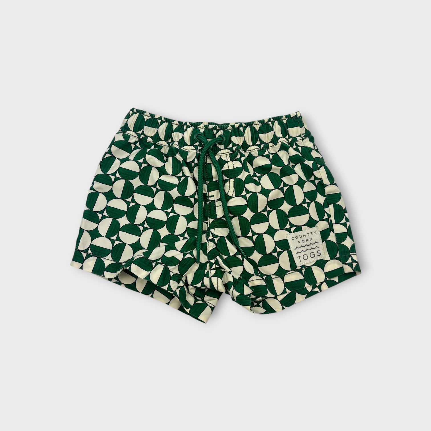 Country Road Geometric Swim Shorts, Size 00