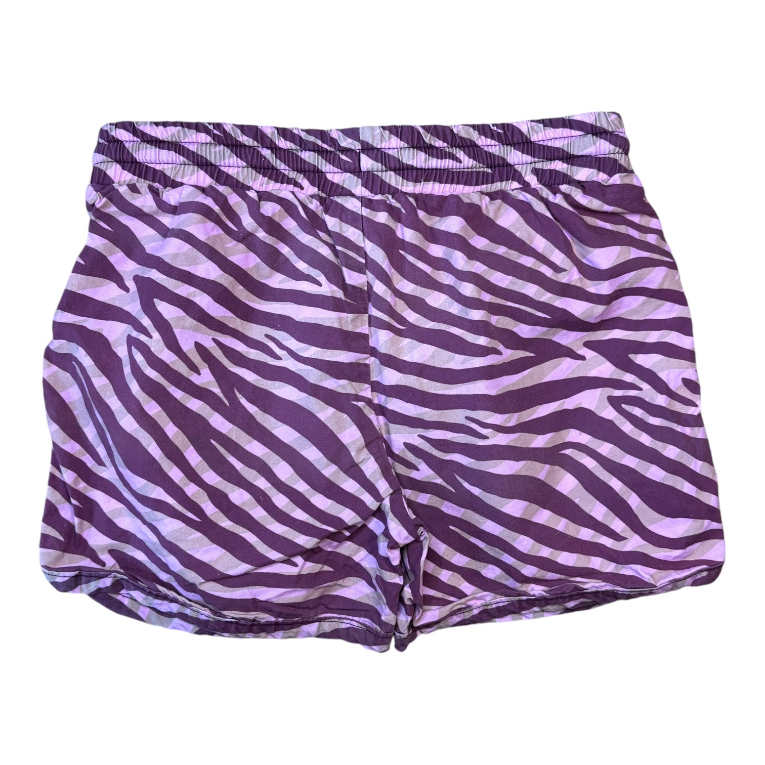 Milky Purple Zebra Print Shorts, Size 4