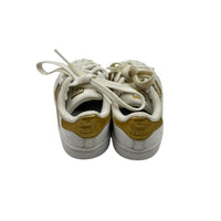 Adidas White, Gold Superstars, Size EU 20